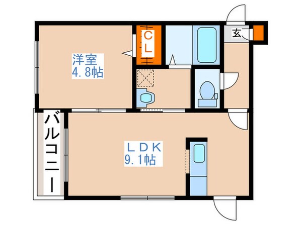 EKIMAE47の物件間取画像